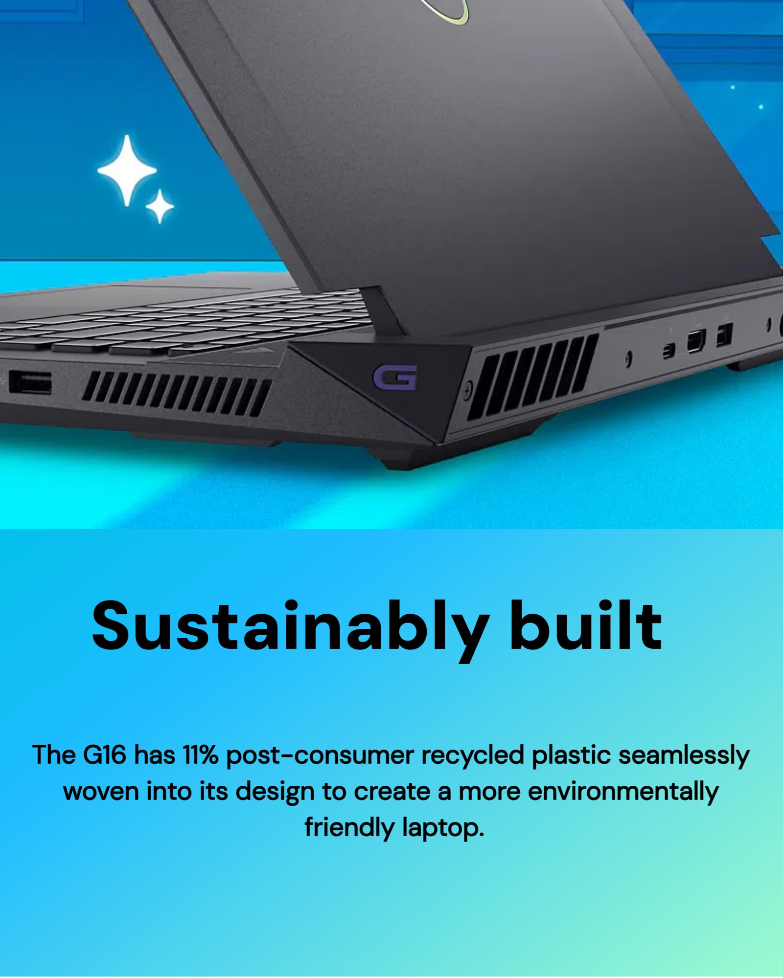 Dell G16 7630 Laptop para jogos, ecrã QHD de 16 polegadas 240Hz 3